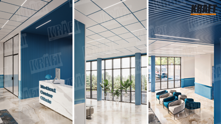 A medical space where KRAFT technologies work for comfort